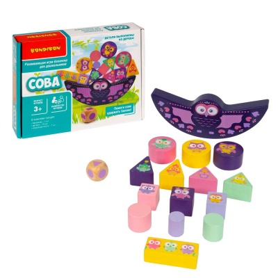 Настольная игра-балансир Сова Bondibon ВВ5162